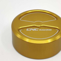 Bouchon de réservoir maître-cylindre d'embrayage CNC Racing M37x4 - Couleur : ROUGE