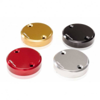 COUVERCLE CNC RACINGPOUR Bocaux frein - embrayage AVANT ORIGINE DIA56MM - Couleur : ROUGE 