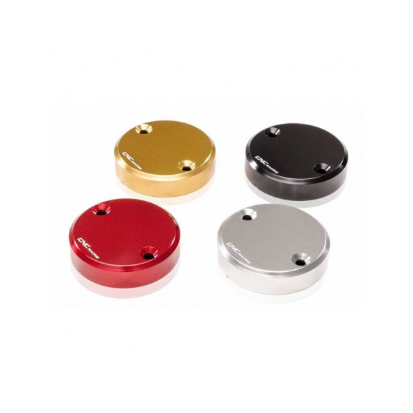 COUVERCLE CNC RACINGPOUR Bocaux frein - embrayage AVANT ORIGINE DIA56MM - Couleur 2 : SILVER
