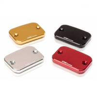 COUVERCLE CNC RACINGPOUR Bocaux frein - embrayage AVANT ORIGINE - Couleur : NOIR 