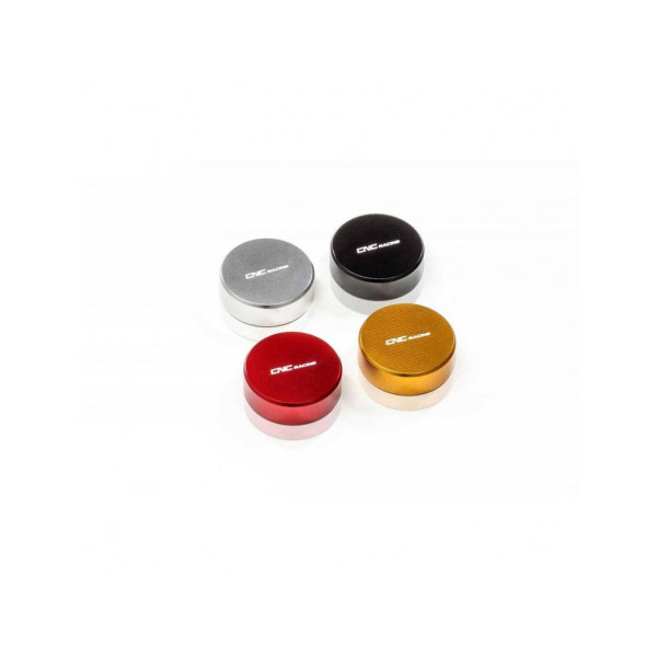 COUVERCLE CNC RACINGPOUR Bocaux frein - embrayage ARRIERE ORIGINE 34X4 - Couleur 2 : SILVER