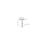 Tube plastique de réglage de garde déporté RA003 and RA004 (pièce détachée) 