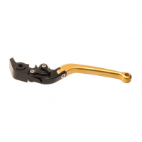 Levier d'embrayage modèle long repliable 180mm CNC RACING - Couleur 1 : OR