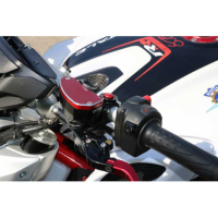 COUVERCLE DE BOCAL D'EMBRAYAGE BICOLORE CNC RACING - Couleur : ROUGE