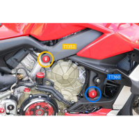 KIT DE 2 BOUCHONS DE CADRE STREETFIGHTER V4 - Couleur 1 : OR