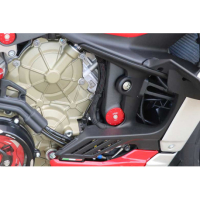 KIT DE 2 BOUCHONS DE CADRE STREETFIGHTER V4 - Couleur 1 : ROUGE