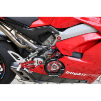 PAIRE DE TAMPON DE PROTECTION PANIGALE V4 - Couleur : ROUGE