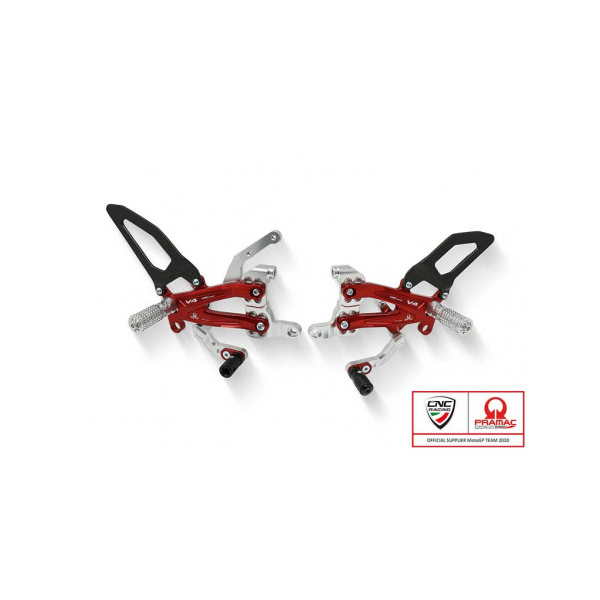 COMMANDES RECULEES PRAMAC CNC RACING - Couleur 1 : NOIR