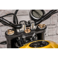 RISER COMPLET AVEC SUPPORT COMPTEUR DUCATI SCRAMBLER - Couleur 1 : NOIR