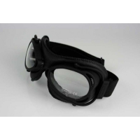 LUNETTES NANNINI STREETFIGHTER - Couleur : Chrome poli - Cuir noir, Couleur verre : ECRAN Miroir argenté