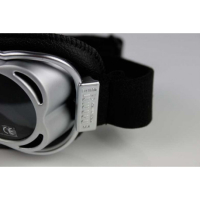LUNETTES NANNINI STREETFIGHTER - Chrome mat - Cuir noir - Surpiqûres noires