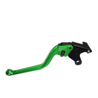 Levier d'embrayage fixe Accossato pour motos, en Aluminium CNC - Couleur : VERT, Type : Court