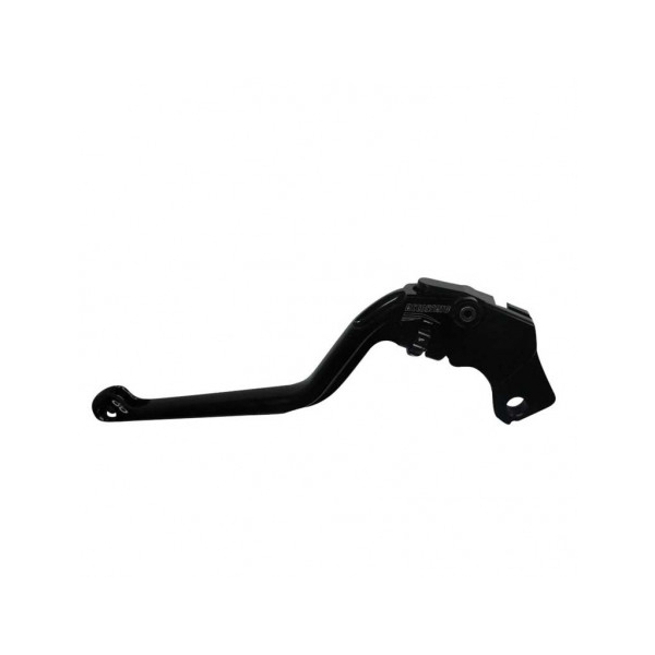 Levier d'embrayage fixe Accossato aluminium taillé masse - Couleur : NOIR, Type : Court