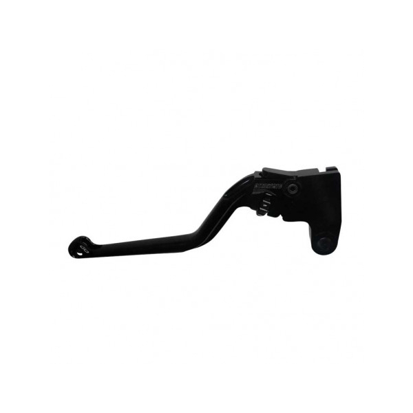 Levier d'embrayage fixe Accossato aluminium taillé masse - Couleur : NOIR, Type : Court