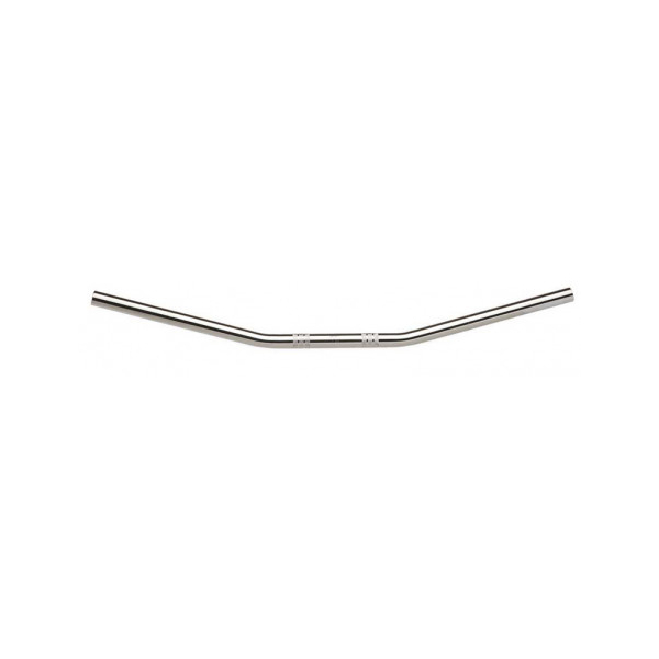 Guidon Accossato acier, diamètre 22 mm, chromé