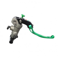 Maitre cylindre de frein radial forgé pour guidon 1 19x18 levier repliable, v - Couleur : VERT, Type : Court