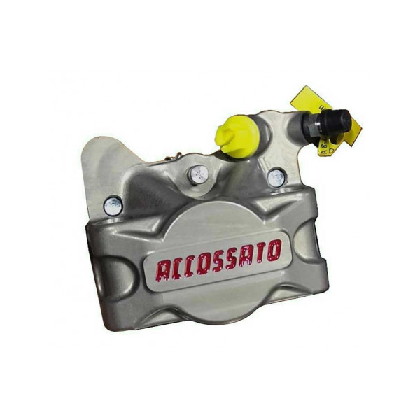 Etrier de frein arrière radial aluminium taillé masse monoblock pistons aluminiu - Couleur : oxidation noire, Version : droit
