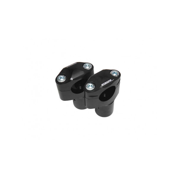 Risers Accossato + 60mm pour guidons Ø28mm - Couleur : NOIR