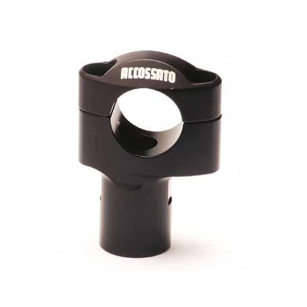Risers Accossato +20mm pour guidons Ø22mm - Couleur : NOIR