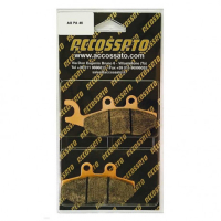 Plaquette De Frein avant (ou arrière suivant modèle) Accossato AGPA46 (dimension - Type : STANDARD