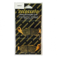 Plaquette De Frein avant (ou arrière suivant modèle) Accossato AGPA51 (dimension - Type : OFF ROAD