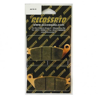 Plaquette De Frein avant (ou arrière suivant modèle) Accossato AGPA72 (dimension - Type : TOP RACING
