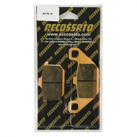 Plaquette De Frein avant (ou arrière suivant modèle) Accossato AGPA74 (dimension - Type : STANDARD