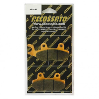 Plaquette De Frein avant (ou arrière suivant modèle) Accossato AGPA80 (dimension - Type : TYPE ORIGINE