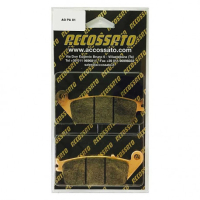 Plaquette De Frein avant (ou arrière suivant modèle) Accossato AGPA81 (dimension - Type : TYPE ORIGINE