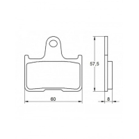Plaquette De Frein arrière (ou avant suivant modèle) Accossato AGPP143 (dimensio - Type : TYPE ORIGINE