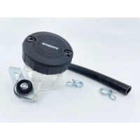 KIT RESERVOIR DE FLUIDE 45ML TRANSPARENTETDURITEETFIXATION INOX ET CLAMP 