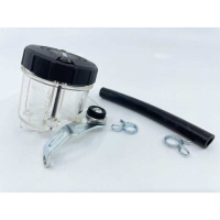 KIT RESERVOIR DE FLUIDE 45ML TRANSPARENTETDURITEETFIXATION INOX ET CLAMP