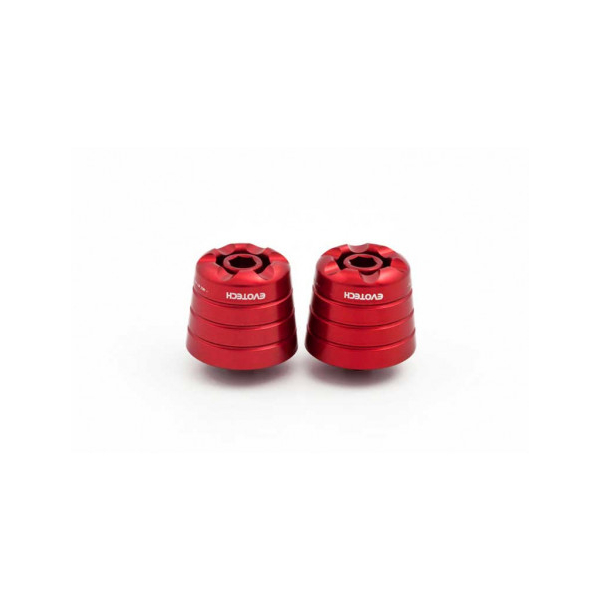 KAWASAKI EMBOUTS DE GUIDON EVOTECH - Couleur : Rouge