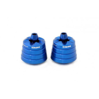 APRILIA RS4 125 / TRIUMPH SPEED TRIPLE EMBOUTS DE GUIDON EVOTECH - Couleur : Bleu