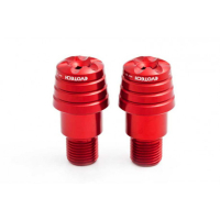 YAMAHA EMBOUTS DE GUIDON EVOTECH - Couleur : Rouge 