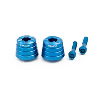 APRILIA / HONDA / SUZUKI EMBOUTS DE GUIDON EVOTECH - Couleur : Or