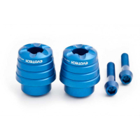 HONDA EMBOUTS DE GUIDON EVOTECH - Couleur : Or