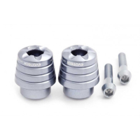 HONDA EMBOUTS DE GUIDON EVOTECH - Couleur : Silver