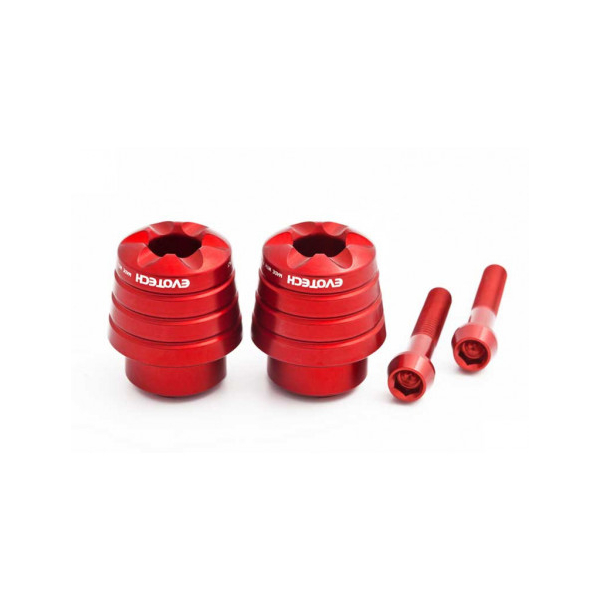 HONDA EMBOUTS DE GUIDON EVOTECH - Couleur : Rouge