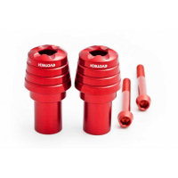 MV AGUSTA BRUTALE 750/910 / F3 / F4 EMBOUTS DE GUIDON EVOTECH - Couleur : Rouge 