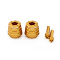 YAMAHA FZ1 / FZ8 / R1 / R6 / R3 EMBOUTS DE GUIDON EVOTECH - Couleur : Titanium