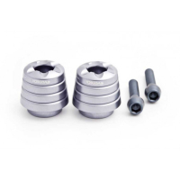YAMAHA FZ1 / FZ8 / R1 / R6 / R3 EMBOUTS DE GUIDON EVOTECH - Couleur : Titanium