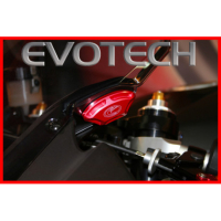 YAMAHA R6 OBTURATEURS DE RETROVISEURS EVOTECH - Couleur : Rouge