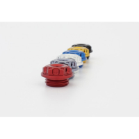 DUCATI/ HONDA/KAWASAKI/TRIUMPH/YAMAHA M 20 X 2.5 BOUCHON DE CARTER D HUILE - Couleur : Noir Mat