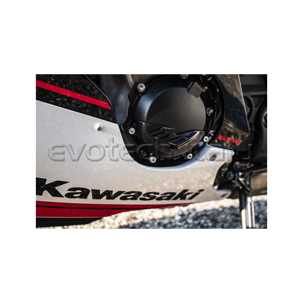 KAWASAKI ZX10R ETOILE PROTECTION DEMARREUR EVOTECH - Couleur : Titane