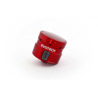 GROS RESERVOIR DELIQUIDE DE FREIN EVOTECH SORTIE DROITE - Couleur Corps : Rouge, Couleur bouchon : Rouge 