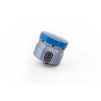GROS RESERVOIR DELIQUIDE DE FREIN EVOTECH SORTIE DROITE - Couleur Corps : Rouge, Couleur bouchon : Silver