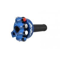 Commande de gaz commodo droit route intégré Jet Prime inscrit RR - Couleur : TITANE