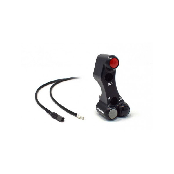 Commodo Jet Prime plug and play droit version route MC OEM - Couleur : NOIR