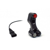 Commodo Jet Prime plug and play droit version route MC OEM - Couleur : TITANE 